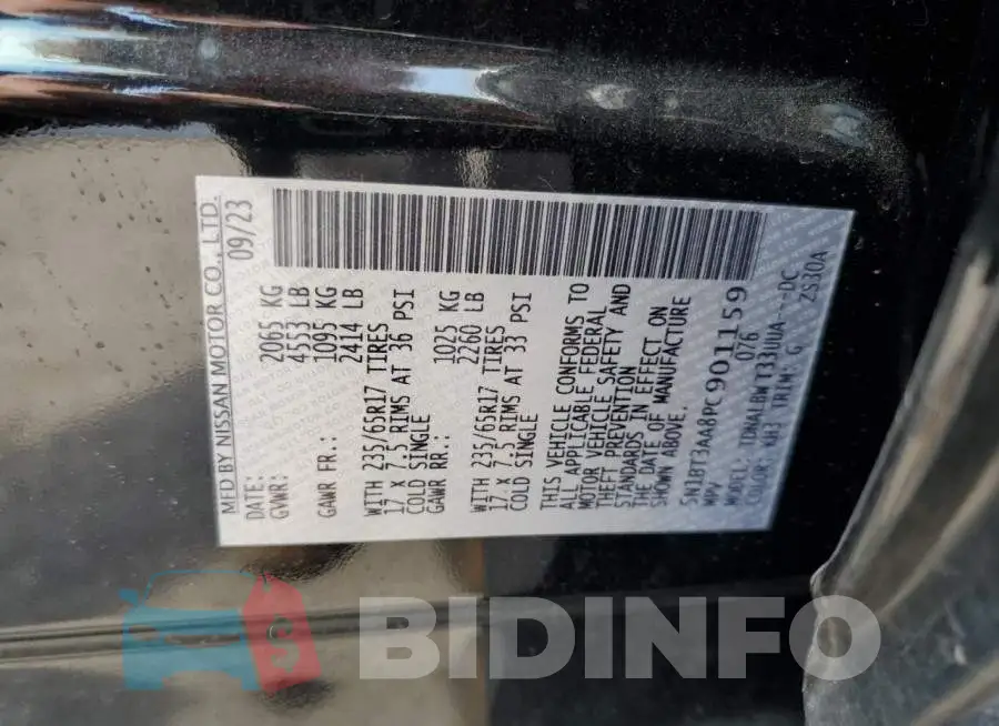 5N1BT3AA8PC901159 Photo# 14