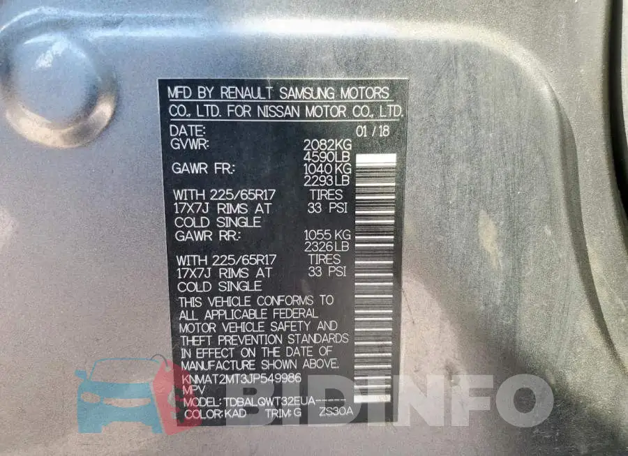 KNMAT2MT3JP549986 Photo# 13