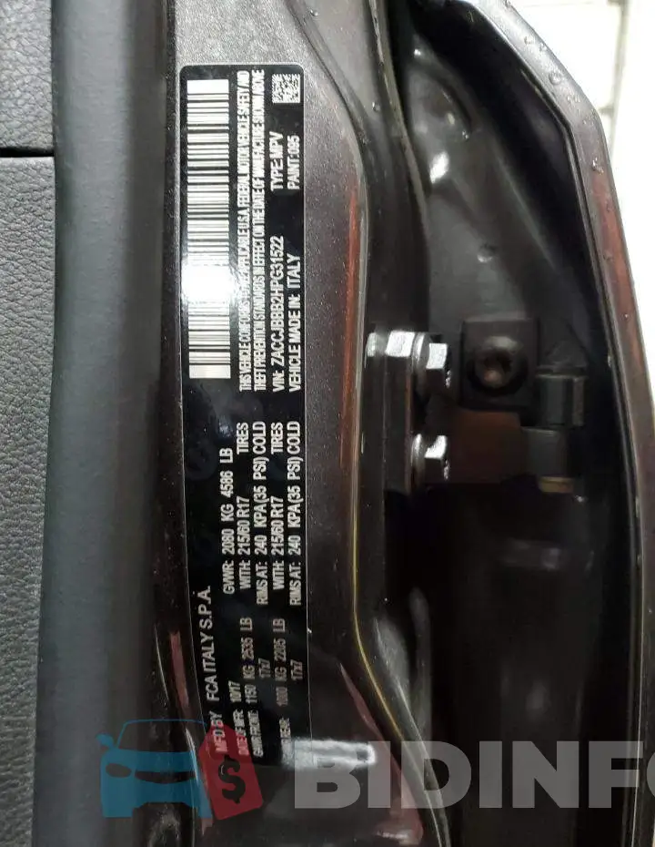 ZACCJBBB2HPG31522 Photo# 13