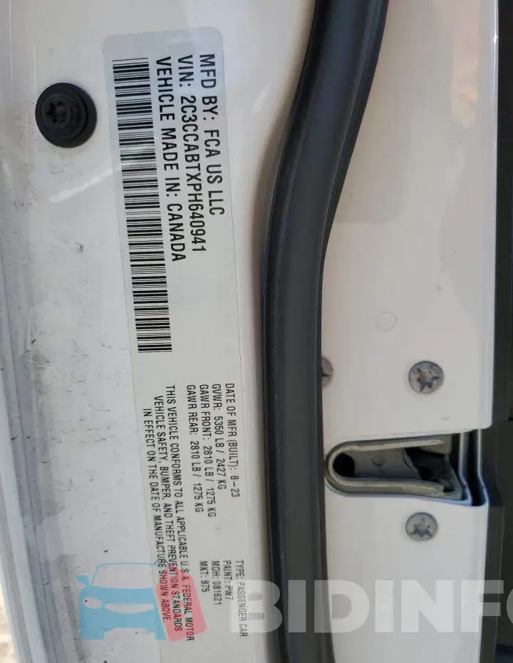 2C3CCABTXPH640941 Photo# 13