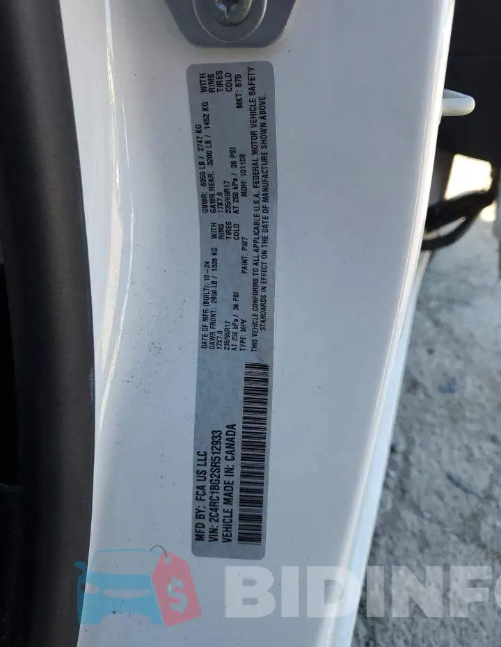 2C4RC1BG2SR512933 Photo# 13
