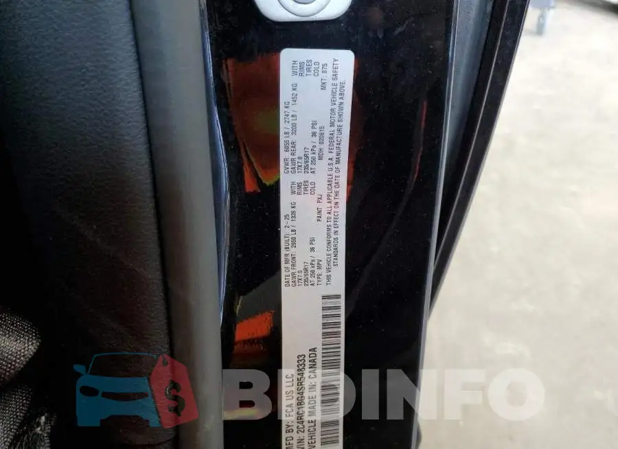 2C4RC1BG4SR548333 Photo# 14