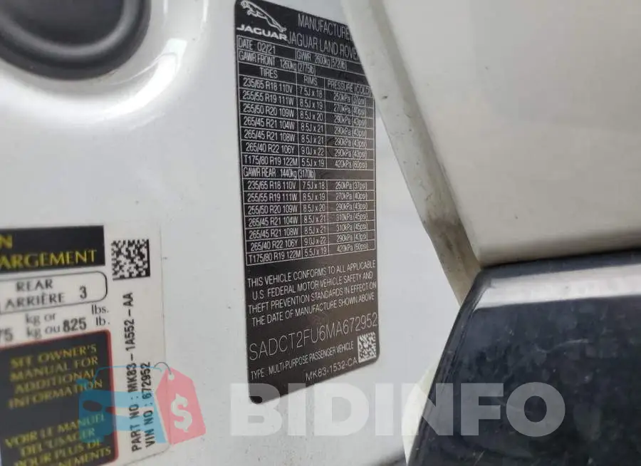 SADCT2FU6MA672952 Photo# 14