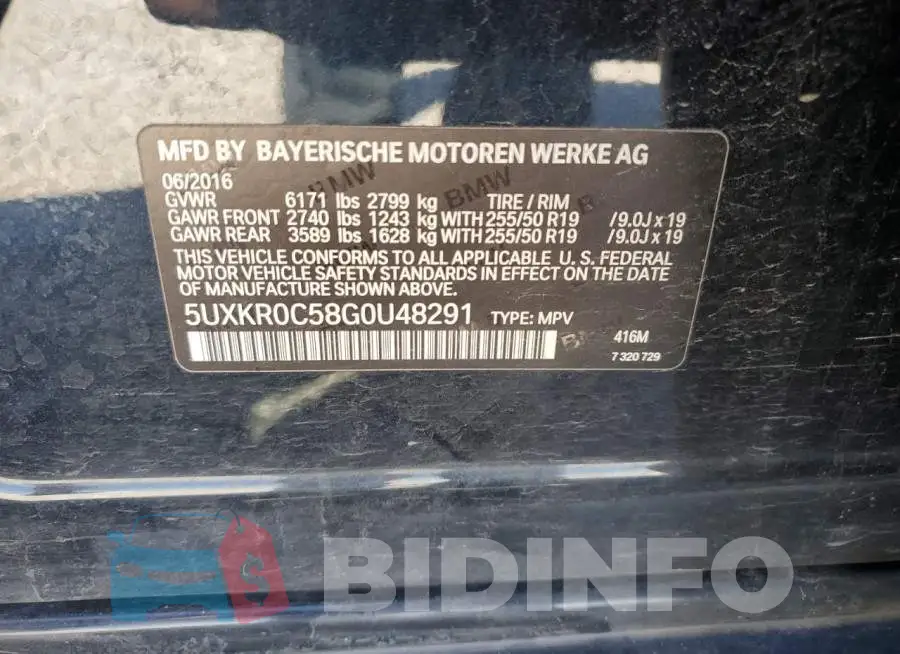 5UXKR0C58G0U48291 Photo# 13