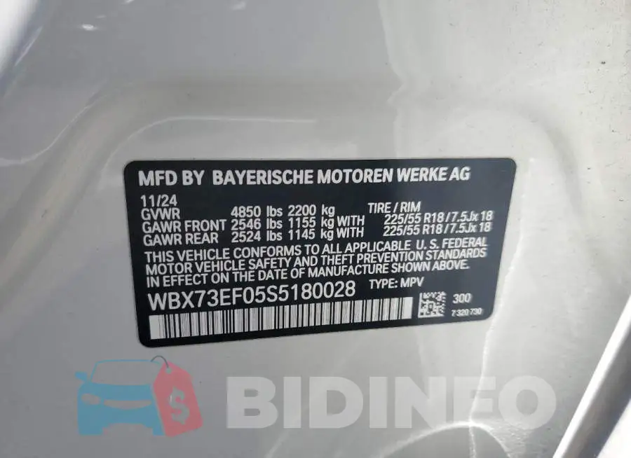 WBX73EF05S5180028 Photo# 13