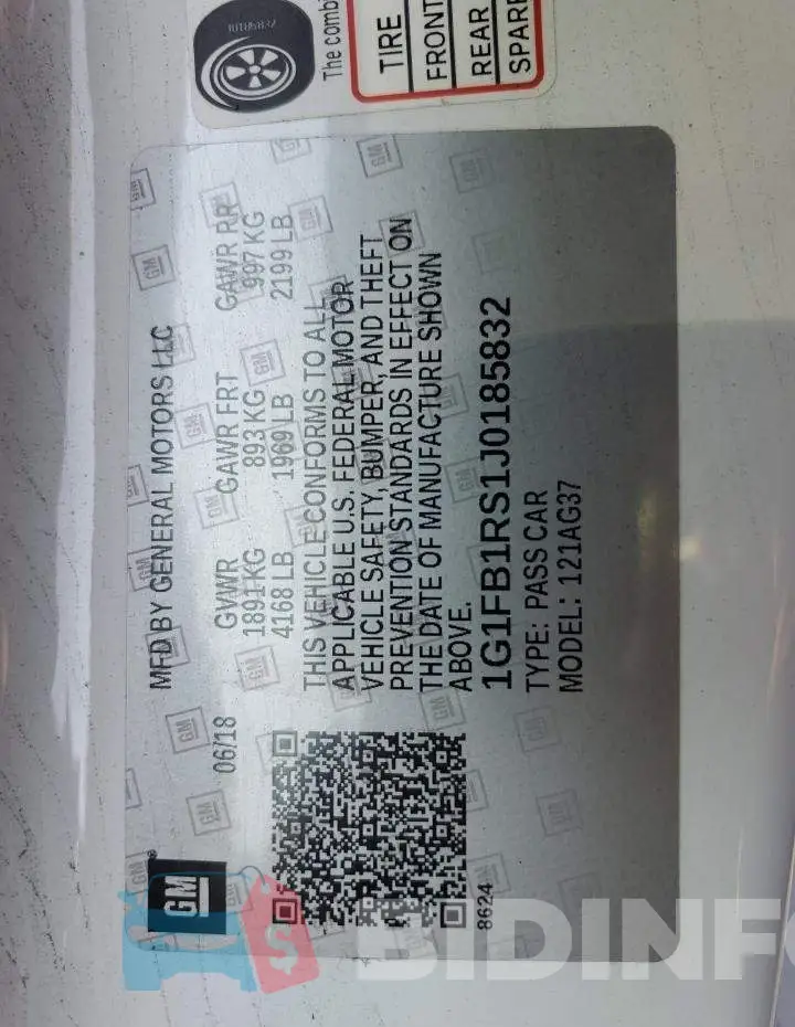 1G1FB1RS1J0185832 Photo# 12