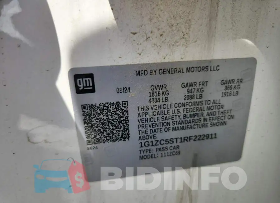 1G1ZC5ST1RF222911 Photo# 12