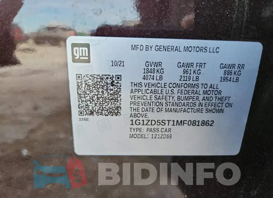 1G1ZD5ST1MF081862 Photo# 12