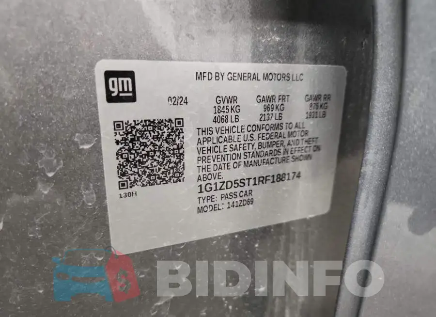 1G1ZD5ST1RF188174 Photo# 13