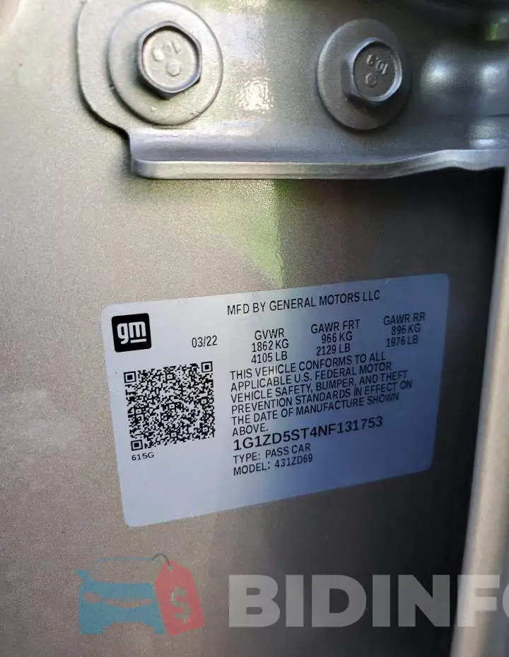 1G1ZD5ST4NF131753 Photo# 12