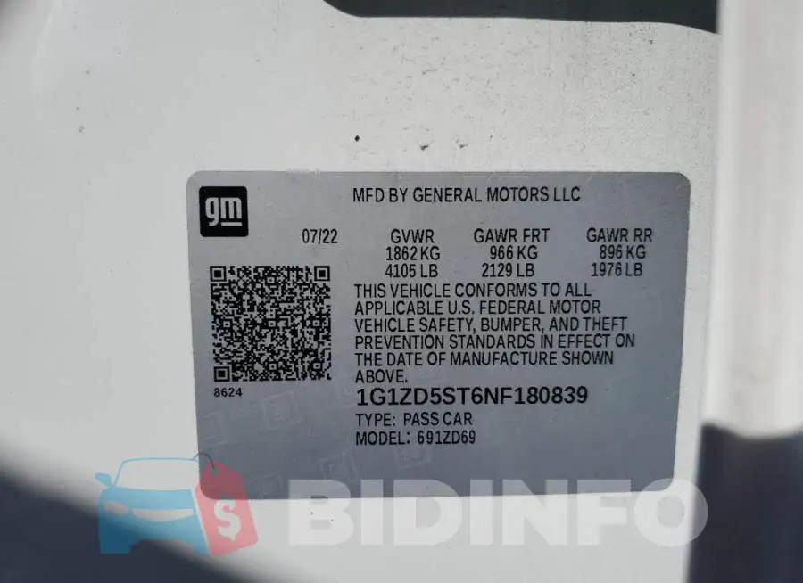 1G1ZD5ST6NF180839 Photo# 12
