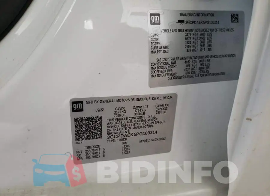3GCPDAEK5PG100314 Photo# 12