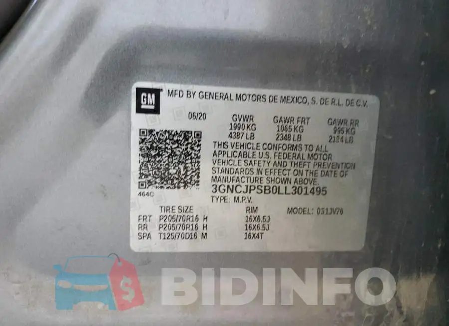 3GNCJPSB0LL301495 Photo# 13
