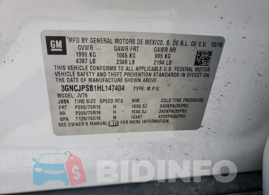 3GNCJPSB1HL147404 Photo# 13