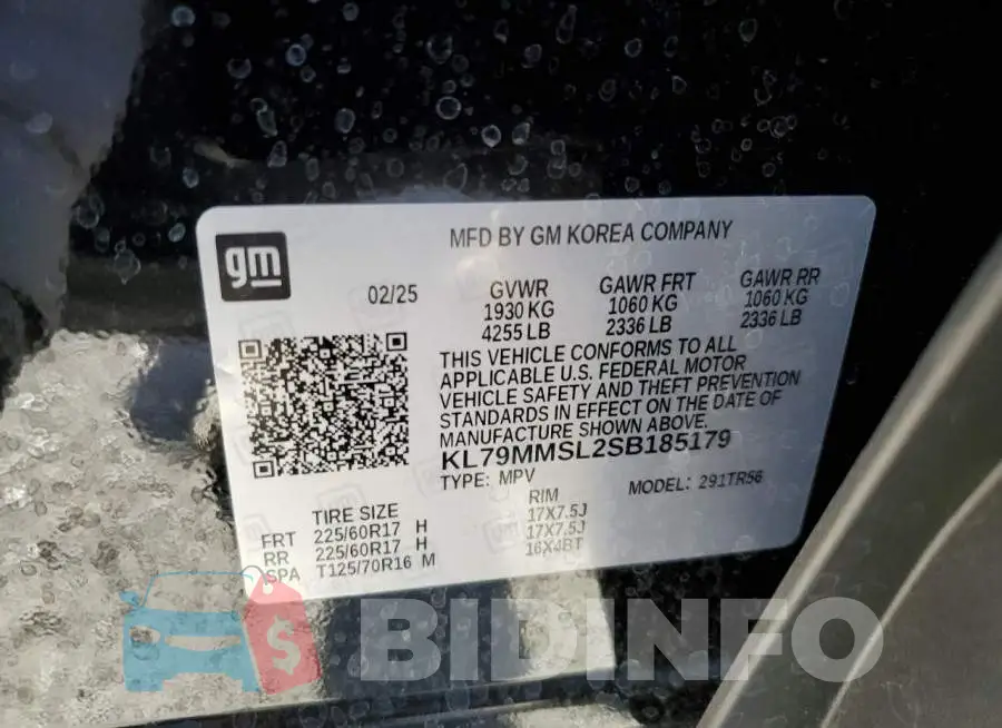 KL79MMSL2SB185179 Photo# 14