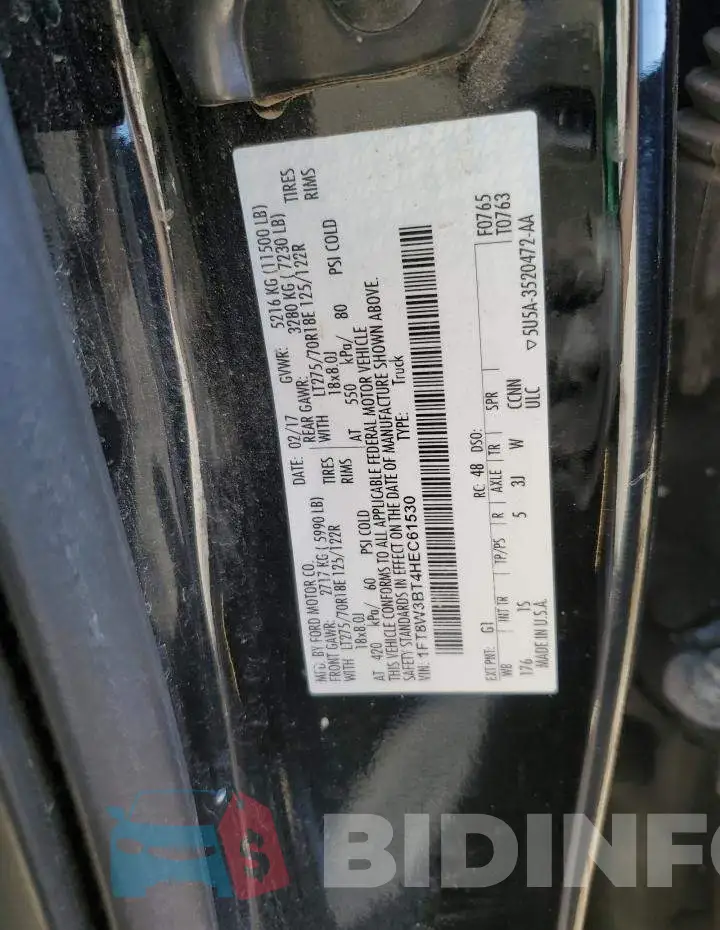 1FT8W3BT4HEC61530 Photo# 12
