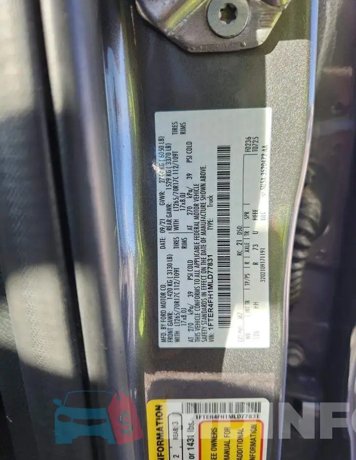 1FTER4FH1MLD77831 Photo# 13