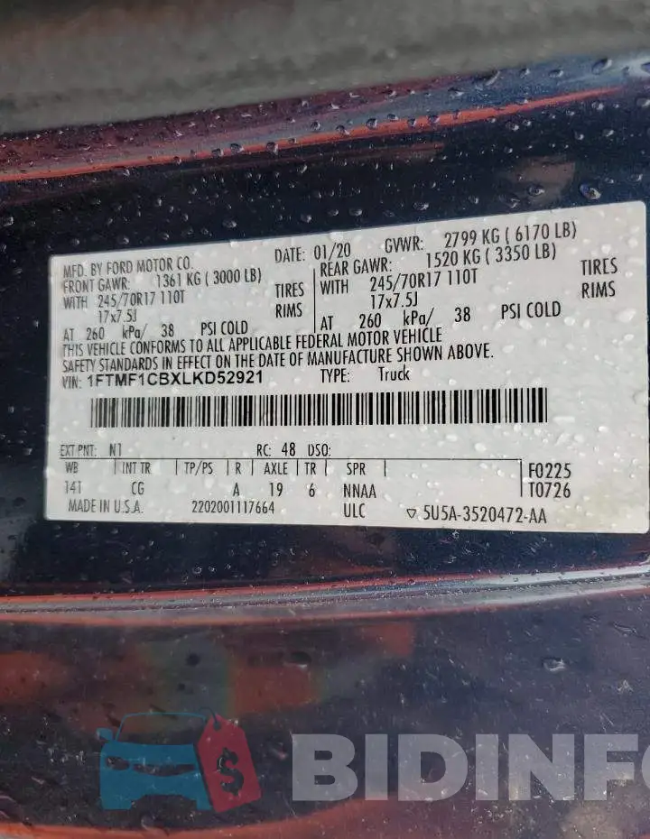 1FTMF1CBXLKD52921 Photo# 12