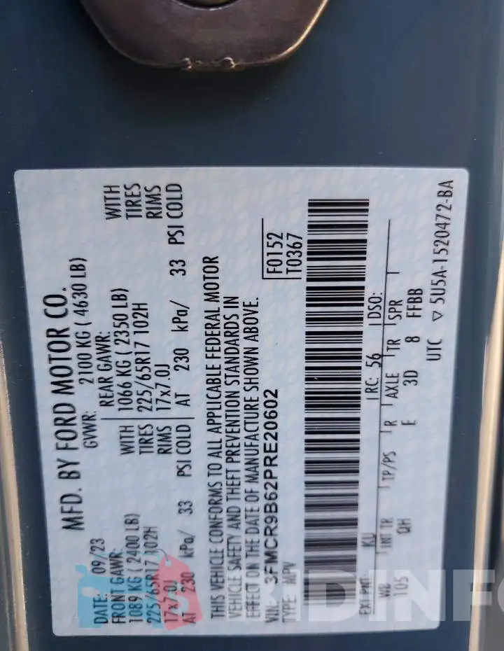 3FMCR9B62PRE20602 Photo# 12
