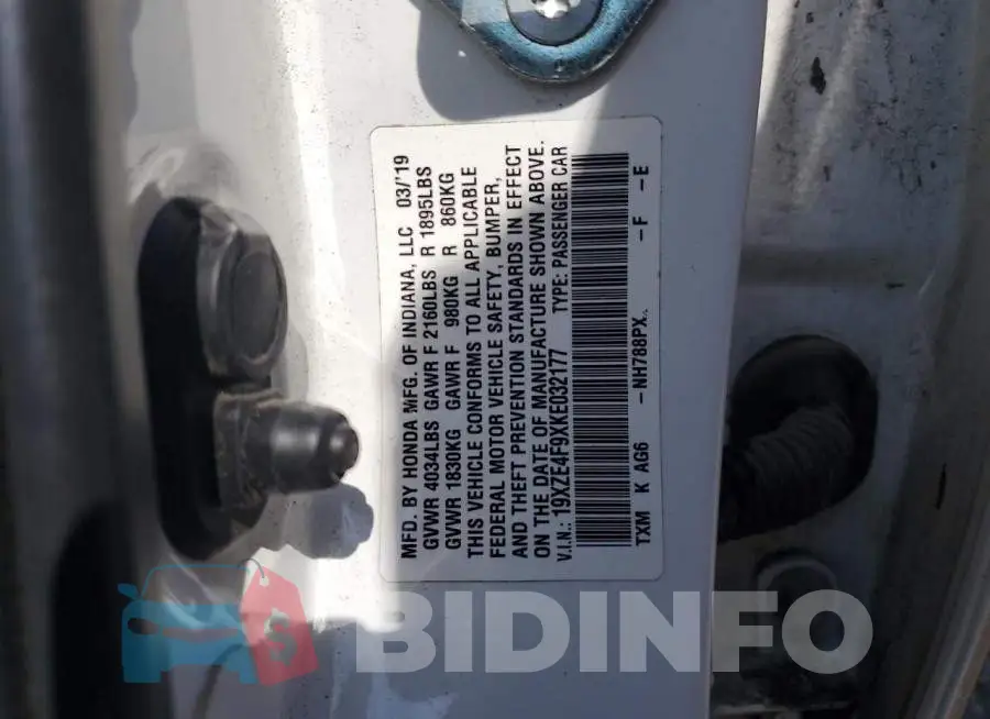19XZE4F9XKE032177 Photo# 12