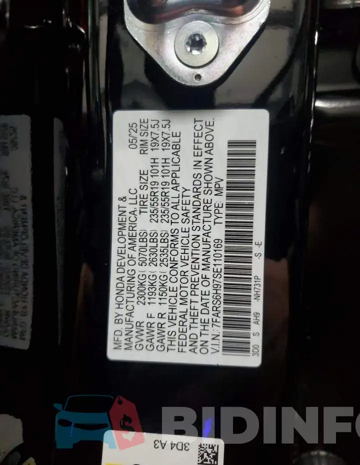 7FARS6H97SE110169 Photo# 13