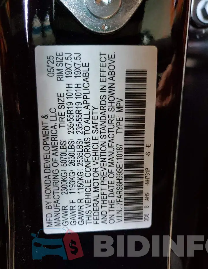 7FARS6H99SE110187 Photo# 12