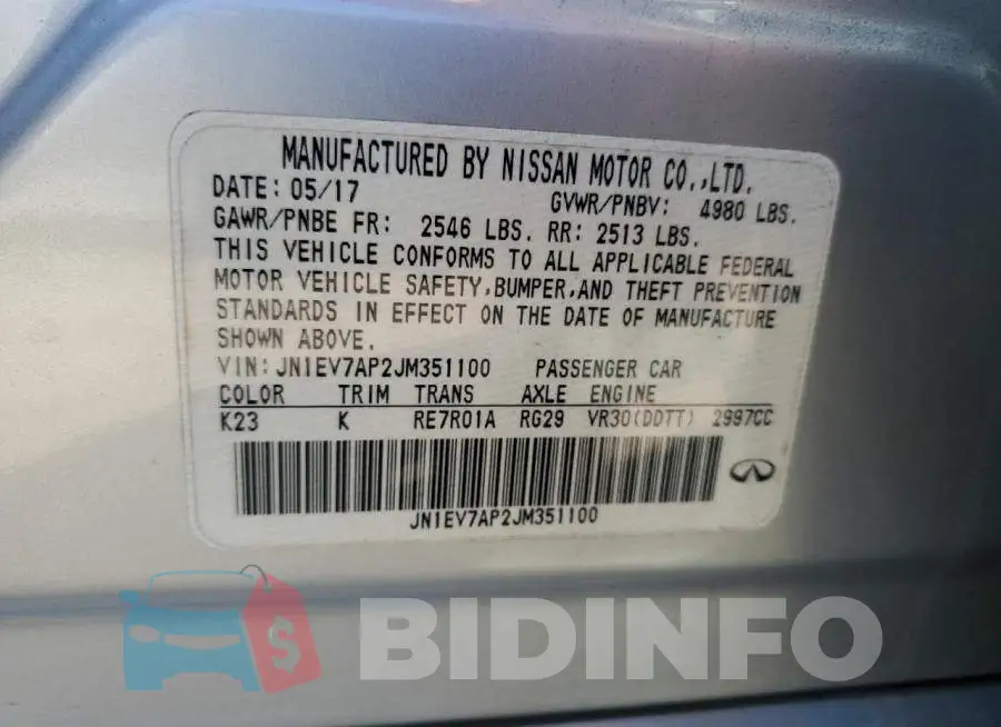 JN1EV7AP2JM351100 Photo# 12