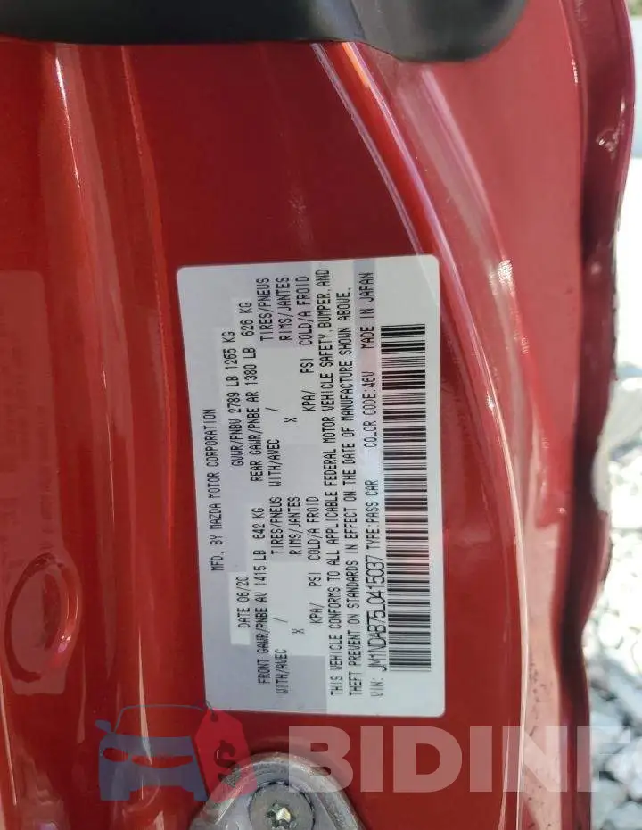 JM1NDAB75L0415037 Photo# 13