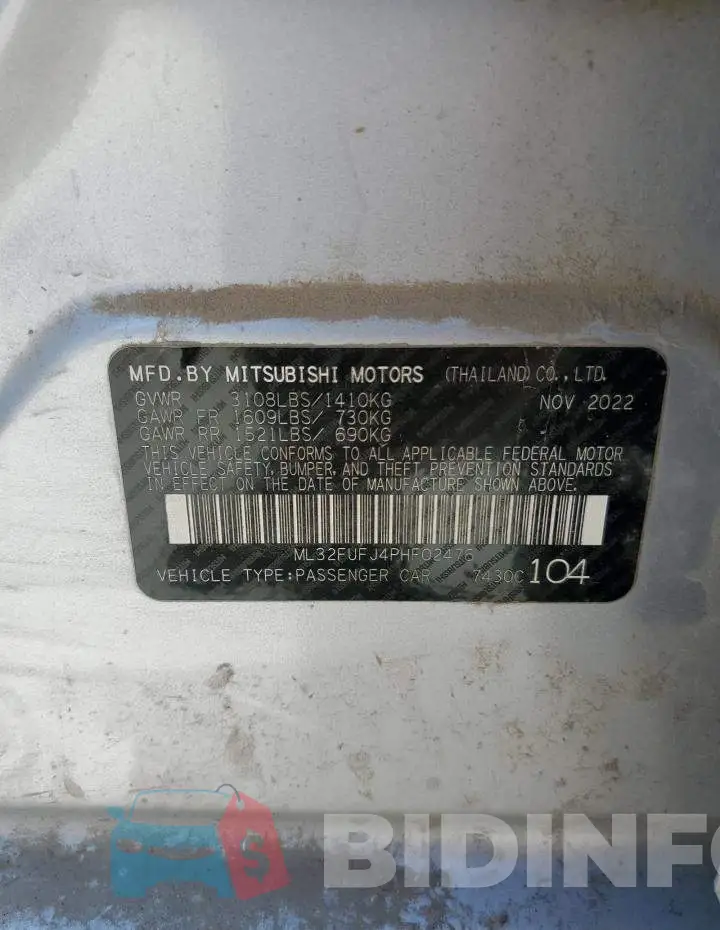 ML32FUFJ4PHF02476 Photo# 12