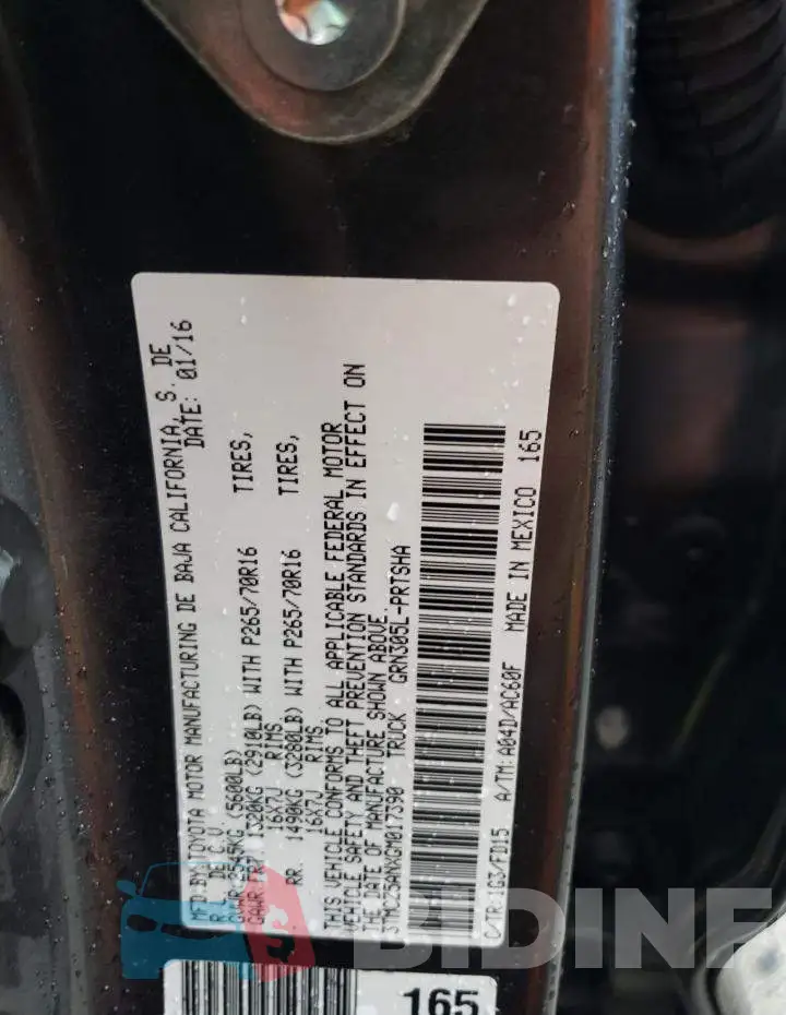 3TMCZ5ANXGM017390 Photo# 12