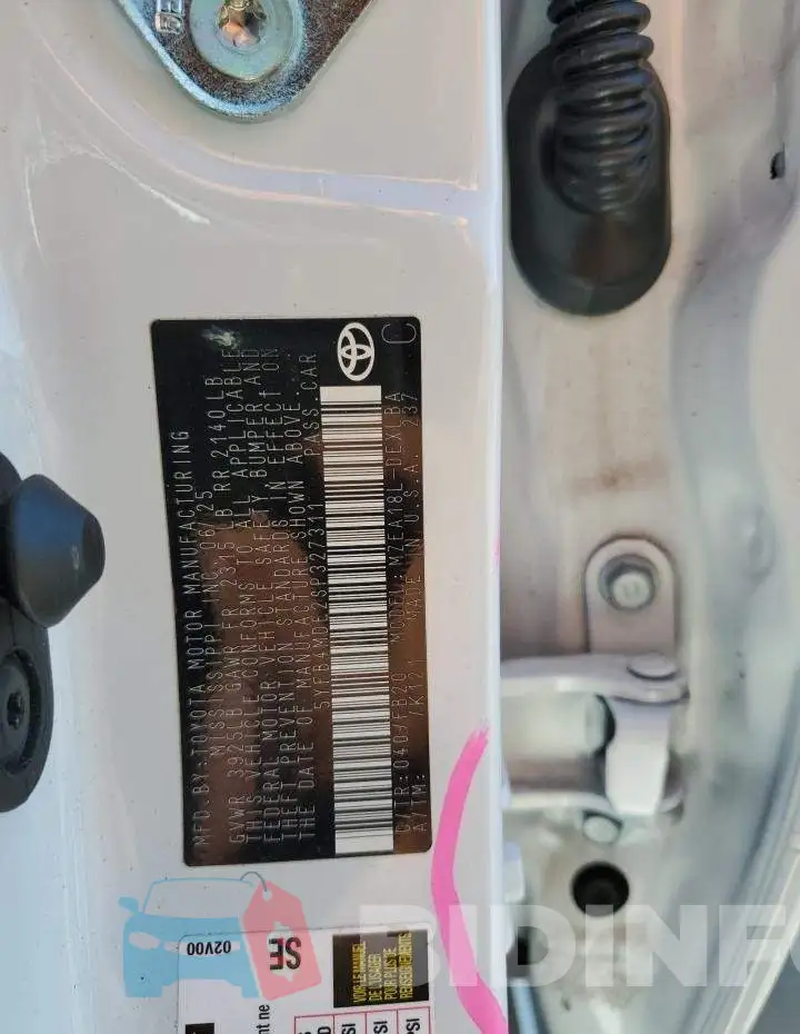 5YFB4MDE2SP327311 Photo# 12