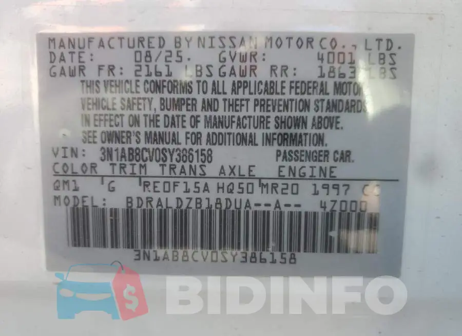 3N1AB8CV0SY386158 Photo# 13