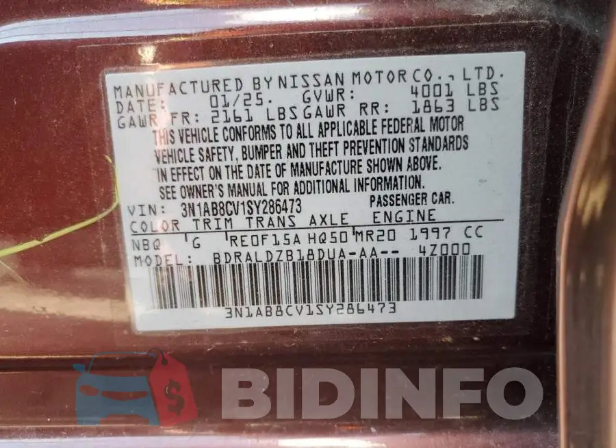 3N1AB8CV1SY286473 Photo# 13
