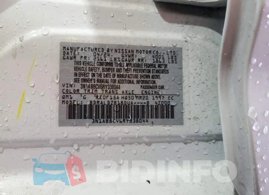 3N1AB8CV6RY338044 Photo# 13