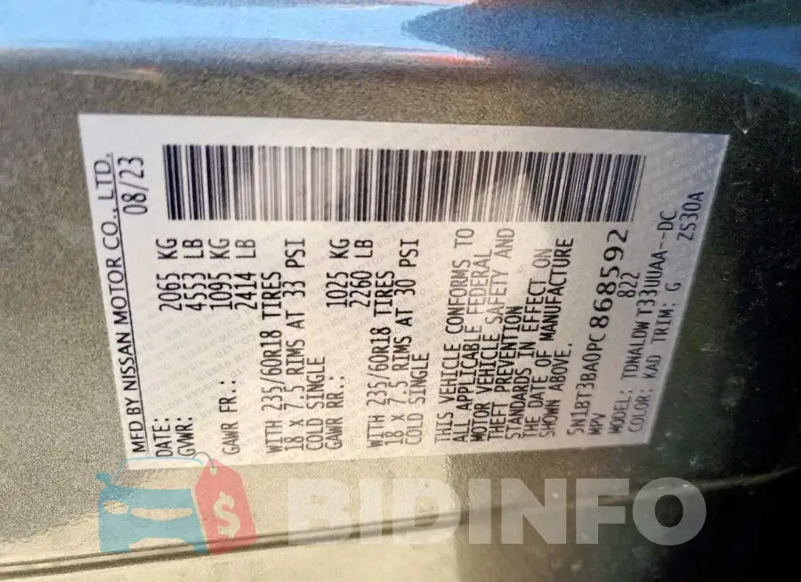5N1BT3BA0PC868592 Photo# 13