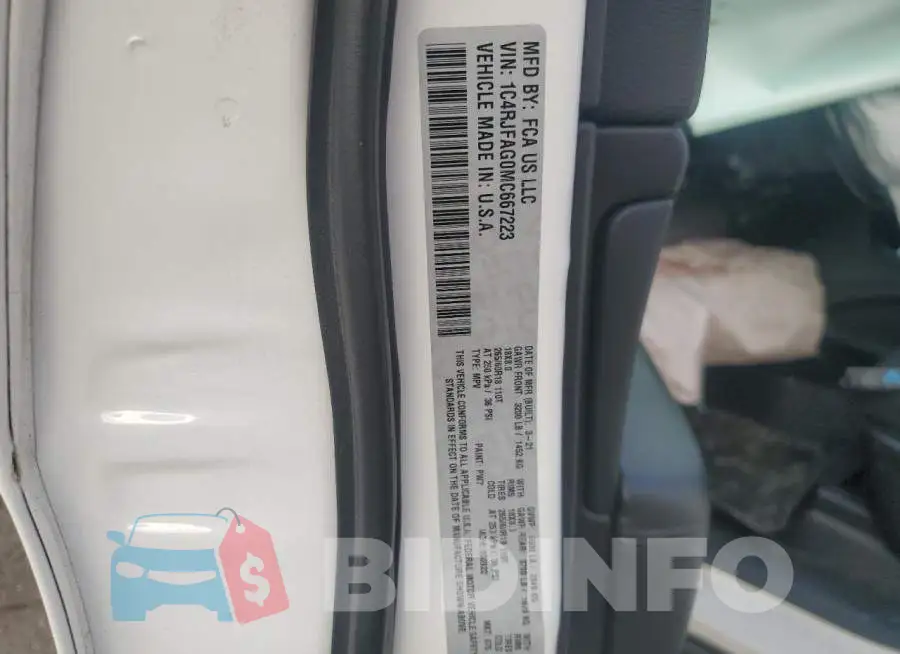 1C4RJFAG0MC667223 Photo# 13