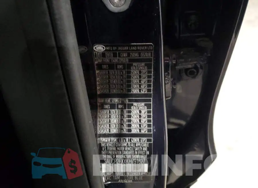 SALCP2FXXKH791627 Photo# 14