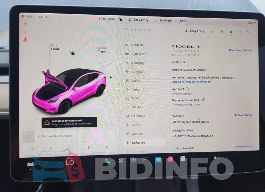 5YJYGDEEXMF200109 Photo# 9