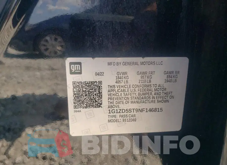 1G1ZD5ST9NF146815 Photo# 12