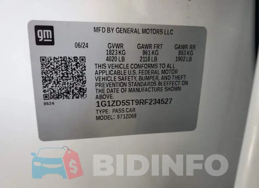 1G1ZD5ST9RF234527 Photo# 12