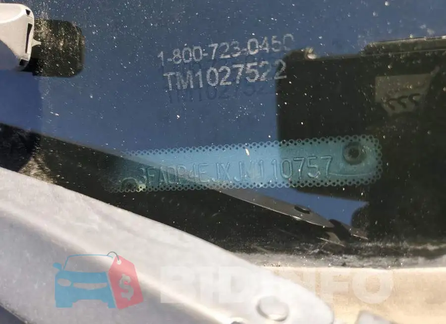 3FADP4EJXJM110757 Photo# 12