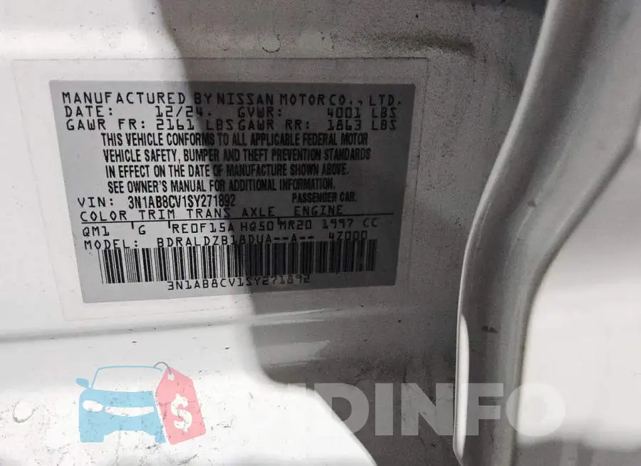 3N1AB8CV1SY271892 Photo# 13