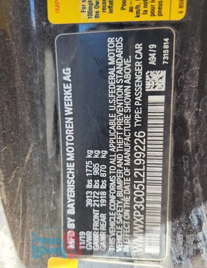 WMWXP3C05L2L99226 Photo# 12