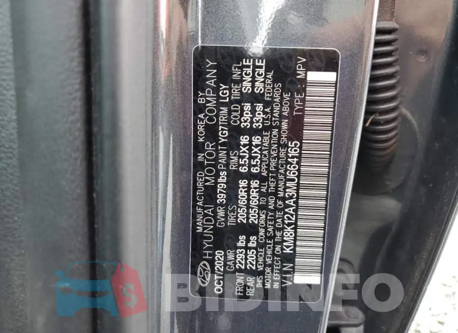 KM8K12AA3MU664165 Photo# 14