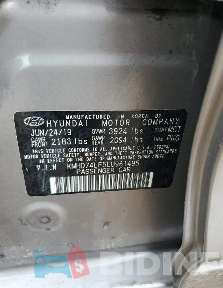 KMHD74LF5LU961495 Photo# 13