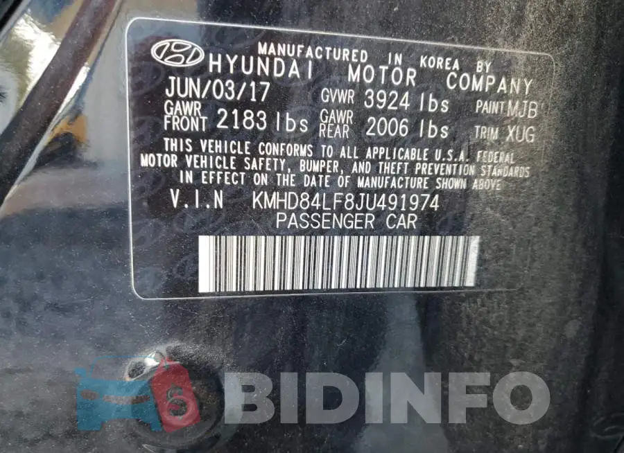 KMHD84LF8JU491974 Photo# 13
