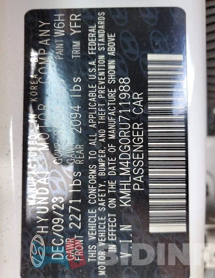 KMHLM4DG0RU711988 Photo# 13