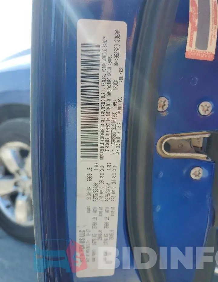 1C6RR6GT3JS101031 Photo# 13