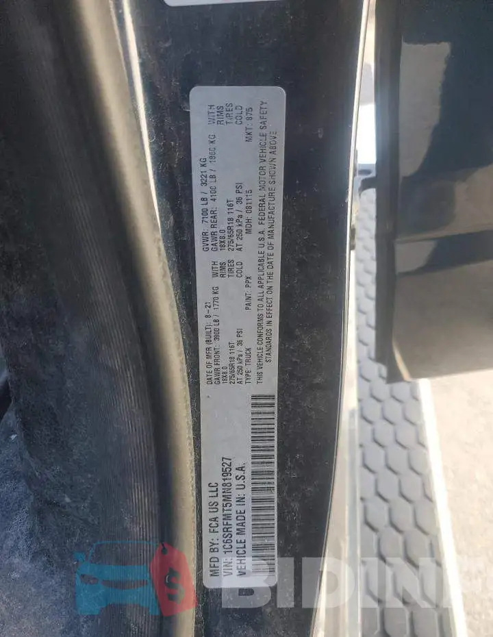 1C6SRFMT5MN819527 Photo# 12