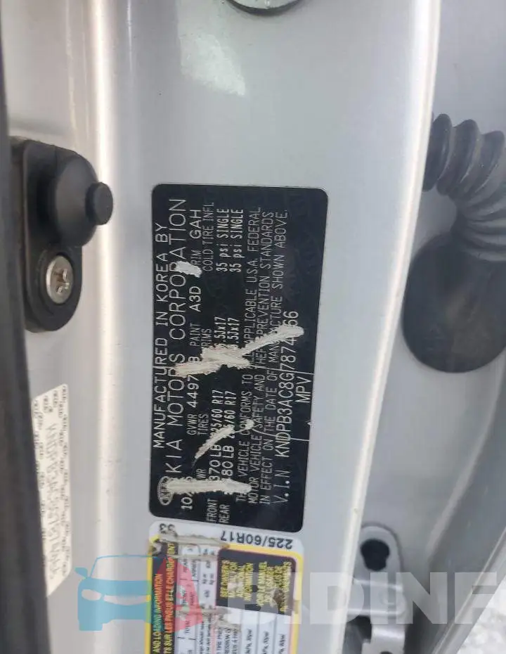 KNDPB3AC8G7874066 Photo# 13